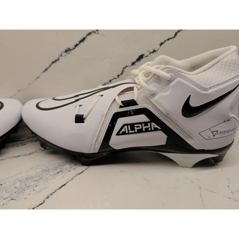 Nike Football Cleats Mens 16 WIDE Alpha Menace Pro 3 Mid White DH3292-100 NEW